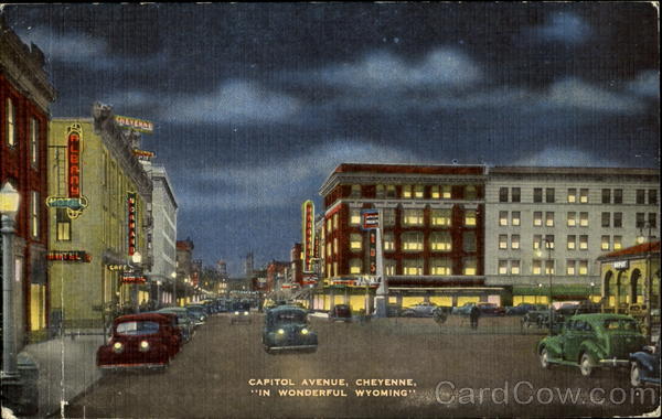 Capitol Avenue, Cheyenne, In Wonderful Wyoming