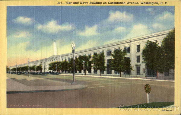 War and Navy Building on Constituation Avenue Washington District of Columbia