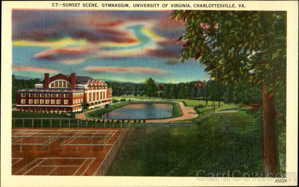 Sunset Scene Charlottesville Virginia