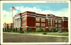 Junior High School Fremont, NE Postcard Postcard