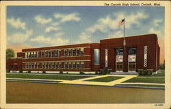 The Corinth High School Mississippi Postcard Postcard