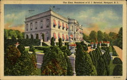 The Elms, Residence of E. J. Berwind, Newport, R. I Postcard