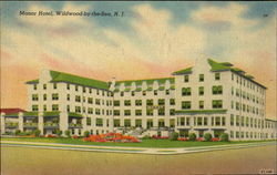 Manor Hotel Wildwood-by-the-Sea, NJ Postcard Postcard