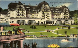 Hotel Quitandinha Petropolis, Brazil Postcard Postcard