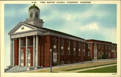 First Baptist Church Kingsport, TN Postcard Postcard