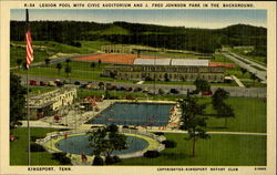 Legion Park in Kingsport , Tennessee Postcard Postcard