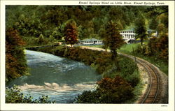 Kinzel Springs Hotel on Little River, Kinzel Springs, Tenn Tennessee Postcard 