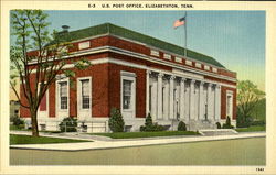 U.S Post Office ,Elizabethton, Tenn Postcard