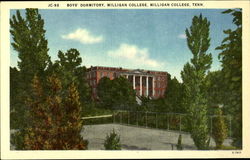 Boys Dormitory, Milligan College Postcard