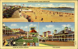 Hampton Beach, New Hampshire Postcard Postcard