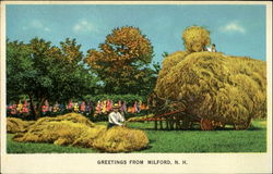 Greetings From Milford, N.H Postcard