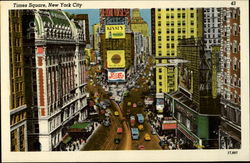 Times Square, New York City Postcard