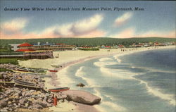 Generak View White Horse Beach from Manomet Point Postcard