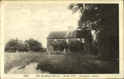 Old Bradford House, Built 1675 Kingston, MA Postcard Postcard