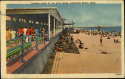 Bathing Scene Postcard