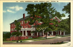 Hotel Albermarle "North Georgia's Best" Toccoa, GA Postcard Postcard