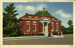 U. S. Post Office Toccoa, GA Postcard Postcard