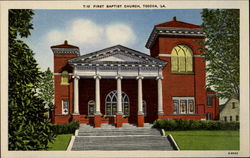 First Baptist Church Postcard