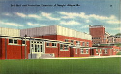 Drill Hall and Natatorium, University of Georgia, Athens, Ga Postcard