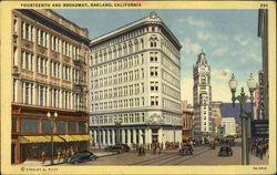 Fourteenth and Broadway Postcard