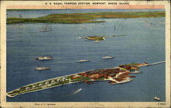 U.S. Naval Torpedo Station Postcard