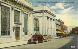 Lackawanna Ave., looking South Olyphant, PA Postcard Postcard