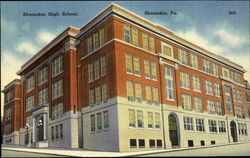 Shamokin High School Postcard
