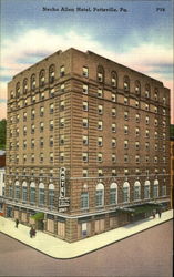 Necho Allen Hotel Pottsville, PA Postcard Postcard