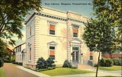 Hoyt Library Kingston, PA Postcard Postcard