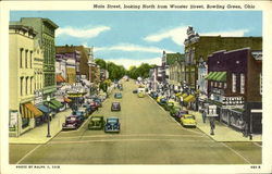 Main Street Bowling Green, OH Postcard Postcard
