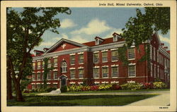 Irvin Hall, Miami University Postcard