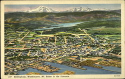 Mt. Baker in the Distance Bellingham, WA Postcard Postcard