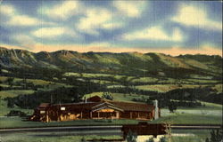 Summit Tavern and Panorama from the top of Sherman Hill Postcard