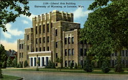 Liberal Arts Building, University of Wyoming Postcard