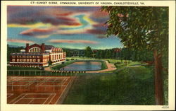 Sunset Scene Charlottesville, VA Postcard Postcard