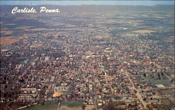 Aerial View of Carlisle Pennsylvania