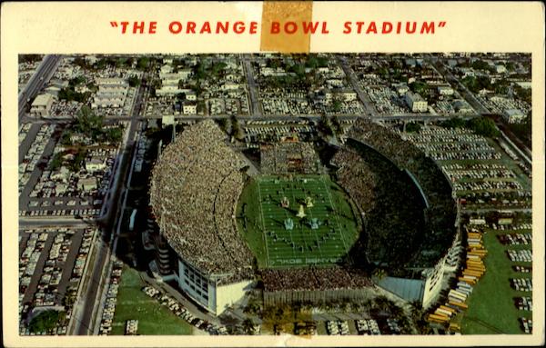 The Orange Bowl Stadium Miami Florida
