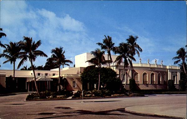 The famous Royal Poinciana Playhouse Palm Beach Florida