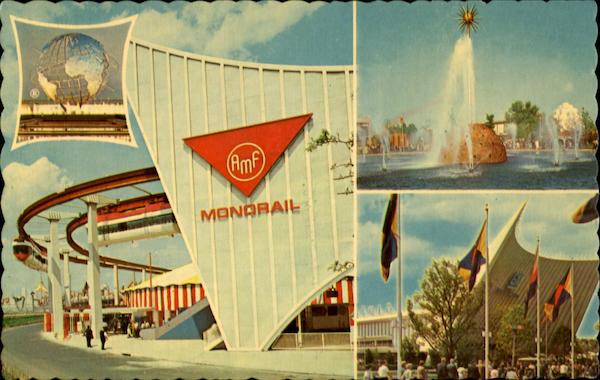 AMF Monorail New York 1964 NY Worlds Fair
