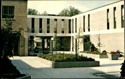 Nilssen-Boe Court, Waldorf College Postcard