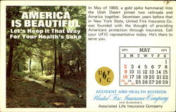 United Fire Insurance Company Postcard