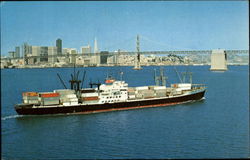 SS President Harrison Boats, Ships Postcard Postcard