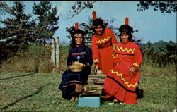 Koasati Indian Maidens Postcard