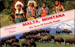 Malta, Montana Postcard 