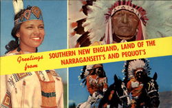 Greetings from Southern New England Postcard