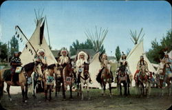 Indians Of The Nez Perce Tribe Postcard