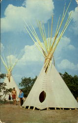 Indian City Anadarko, OK Postcard Postcard