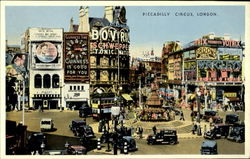 Piccadilly Circus Postcard