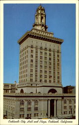 Oakland's City Hall and Plaza California Postcard Postcard