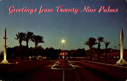 Greetings from Twenty Nine Palms Postcard